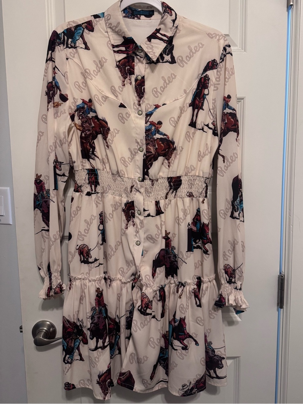 Rodeo Western Button Down Dress